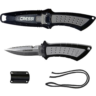 Cressi Lima best cheap titanium scuba diving knife